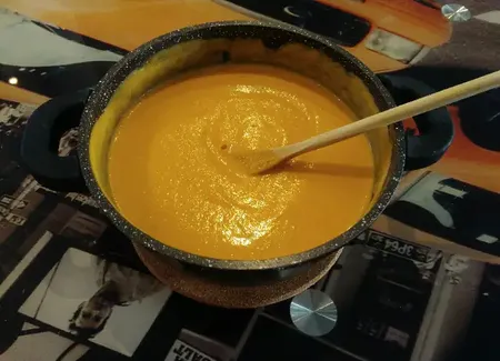 Purée au trois c (carotte coco curry)