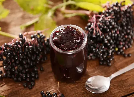 Gelée de sureau instantanée