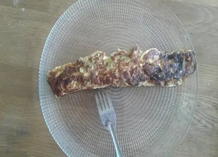 Omelette à l'aillet (ail)