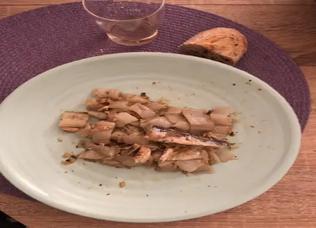 Blettes à l'ail et aux anchois