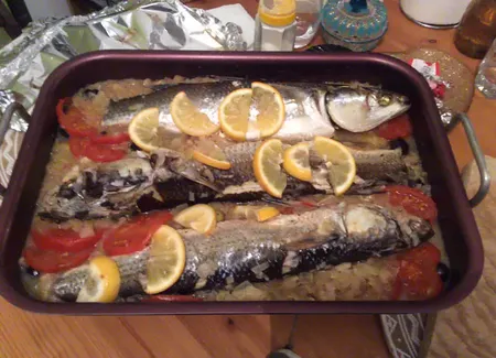 Cocotte de mulet aux olives