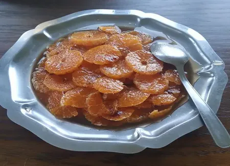 Carpaccio de clémentines aux épices