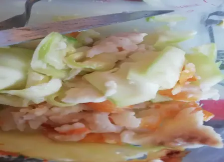 Haddock aux courgettes (micro-onde)