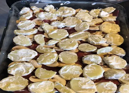 Gratin pomme de terre et boursin