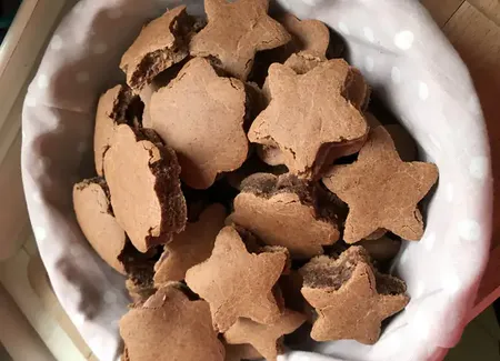 Biscuits au cacao et pain d'épices (sans oeuf)