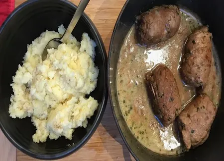 Oiseaux sans tête, sauce liégeoise (speculoos - sirop de liège)