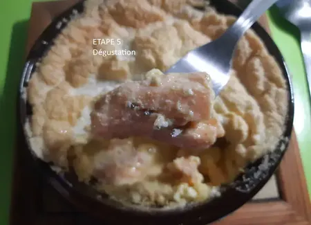 Soufflé de saumon tropical