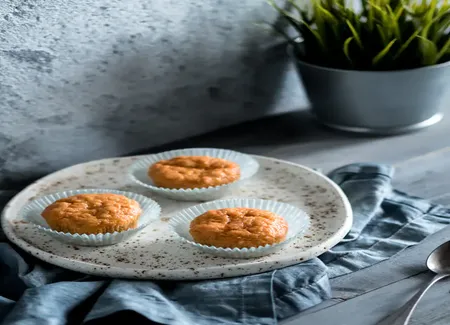 Muffins carottes, cumin et parmesan