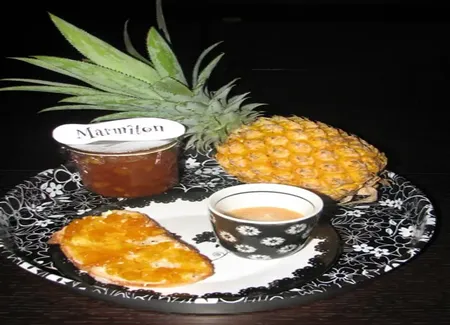 Confiture pomme - ananas aux quatre-épices
