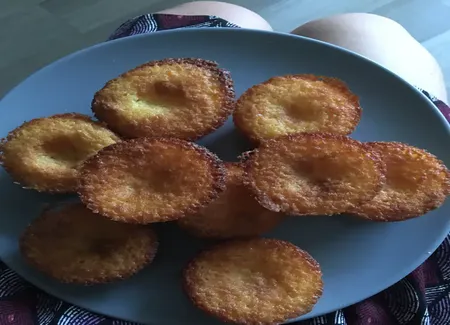 Petits gateaux au pamplemousse rose
