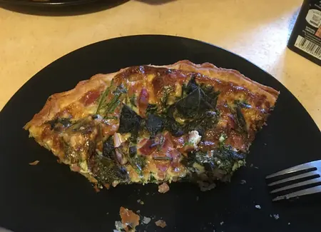 Quiche aux orties fraîches