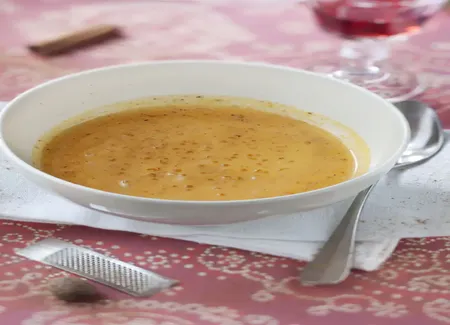 Soupe sucrée à la citrouille