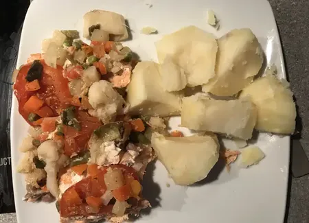 Pavé de saumon en papillote