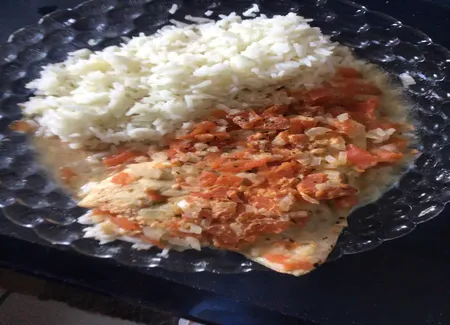 Filet de perche en papillote