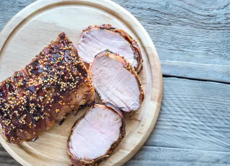 Mignon de porc à la moutarde