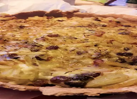Tarte épicée aux oignons