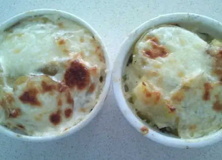Gratin de pommes de terre et ses légumes