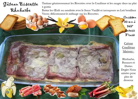 Gâteau aux biscottes