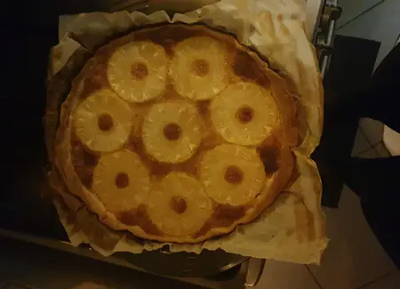 Tarte à l'ananas et au rhum