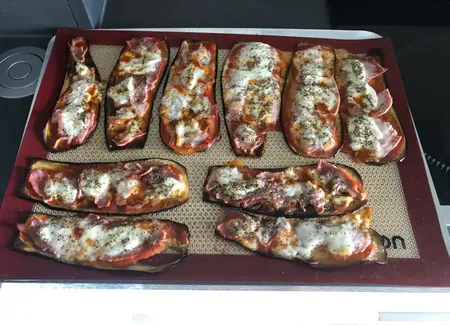 Mademoiselle aubergine en tartine (sans pain)