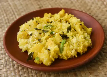 Purée de manioc aux oeufs