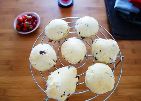 Scones aux raisins