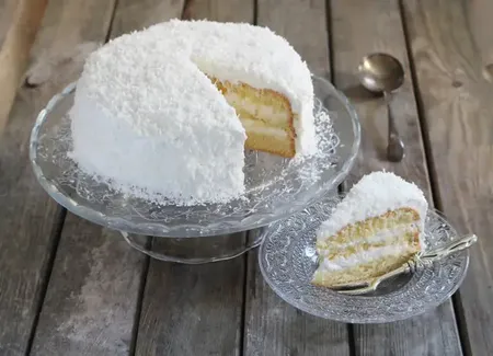 Gâteau moelleux noix de coco