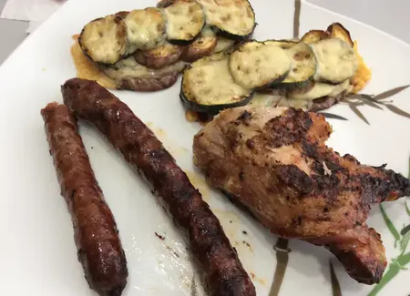 Mille-feuilles courgettes et aubergines