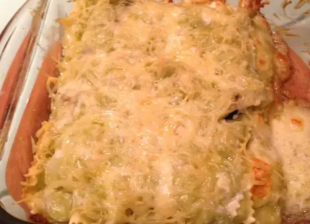 Gratin de ravioles aux 3 fromages
