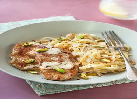 Grenadins de veau à la pistache