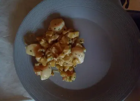 Noix de st jacques à la campagnarde