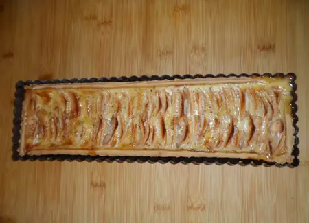 Tarte aux pommes à l'alsacienne/apfelkuche