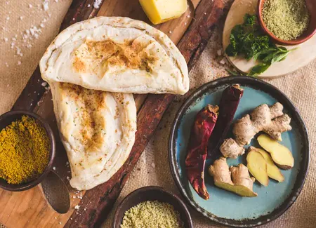 Pain plat façon pita