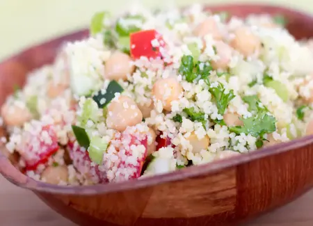 Le taboulé de mamou aux pois chiches !