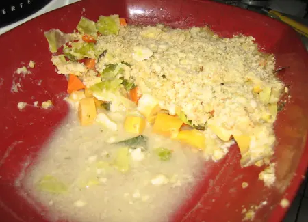 Crumble de légumes d'hiver