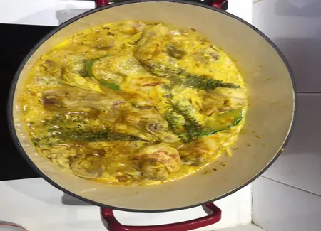 Cabri en colombo et sa sauce à la créole
