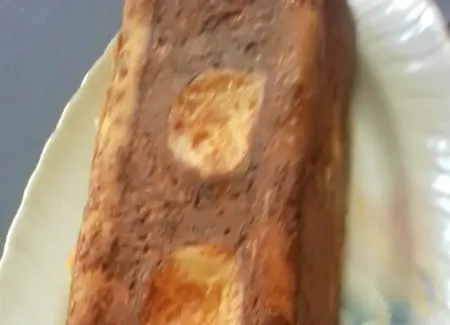 Cake aux lardons et fromage de chèvre