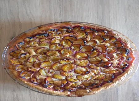 Tarte aux quetsches alsaciennes