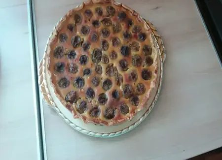 Tarte aux reine-claudes