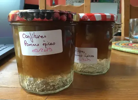 Confiture pomme gingembre