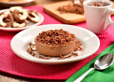 Flan au chocolat