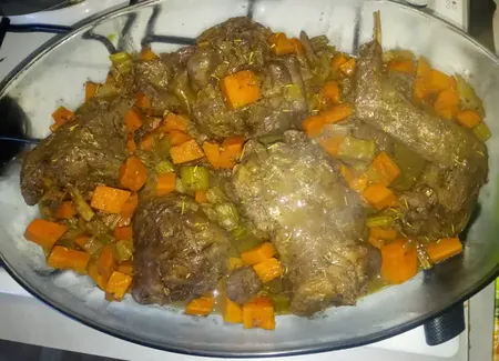 Râble de lièvre à la normande