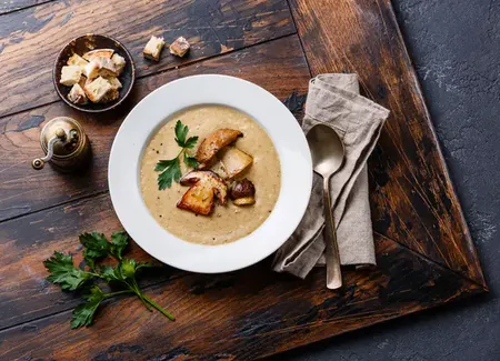 Zuppa di porcini (velouté de cèpes)